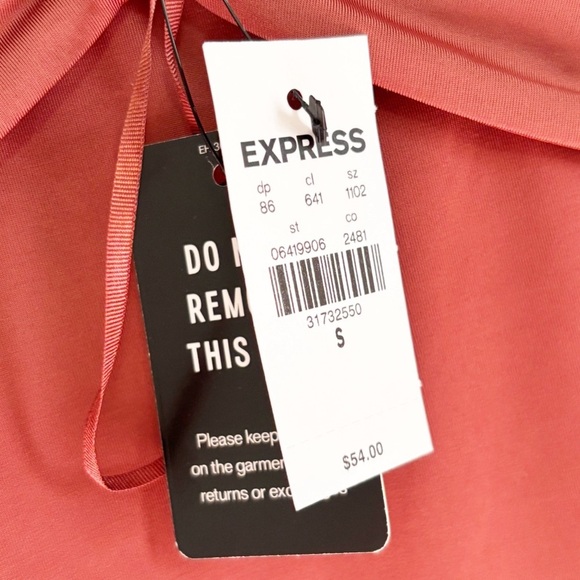 New EXPRESS Women’s Red Contour Body Suit Thong Ruched Padded Bust Size Small - Picture 3 of 9